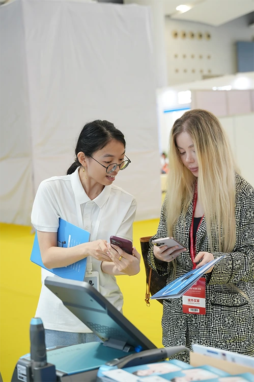 Conversations with exhibition visitors