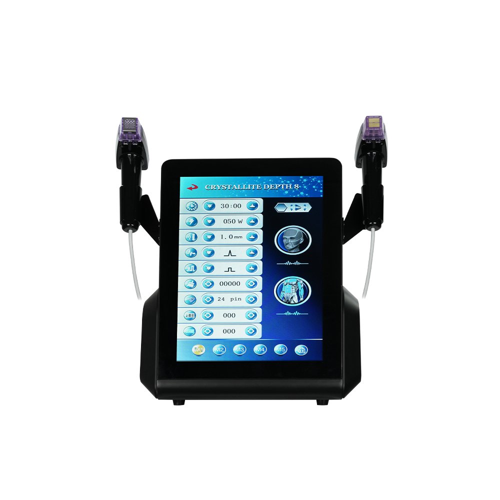 2 handle portable morpheus 8 microneedle machine