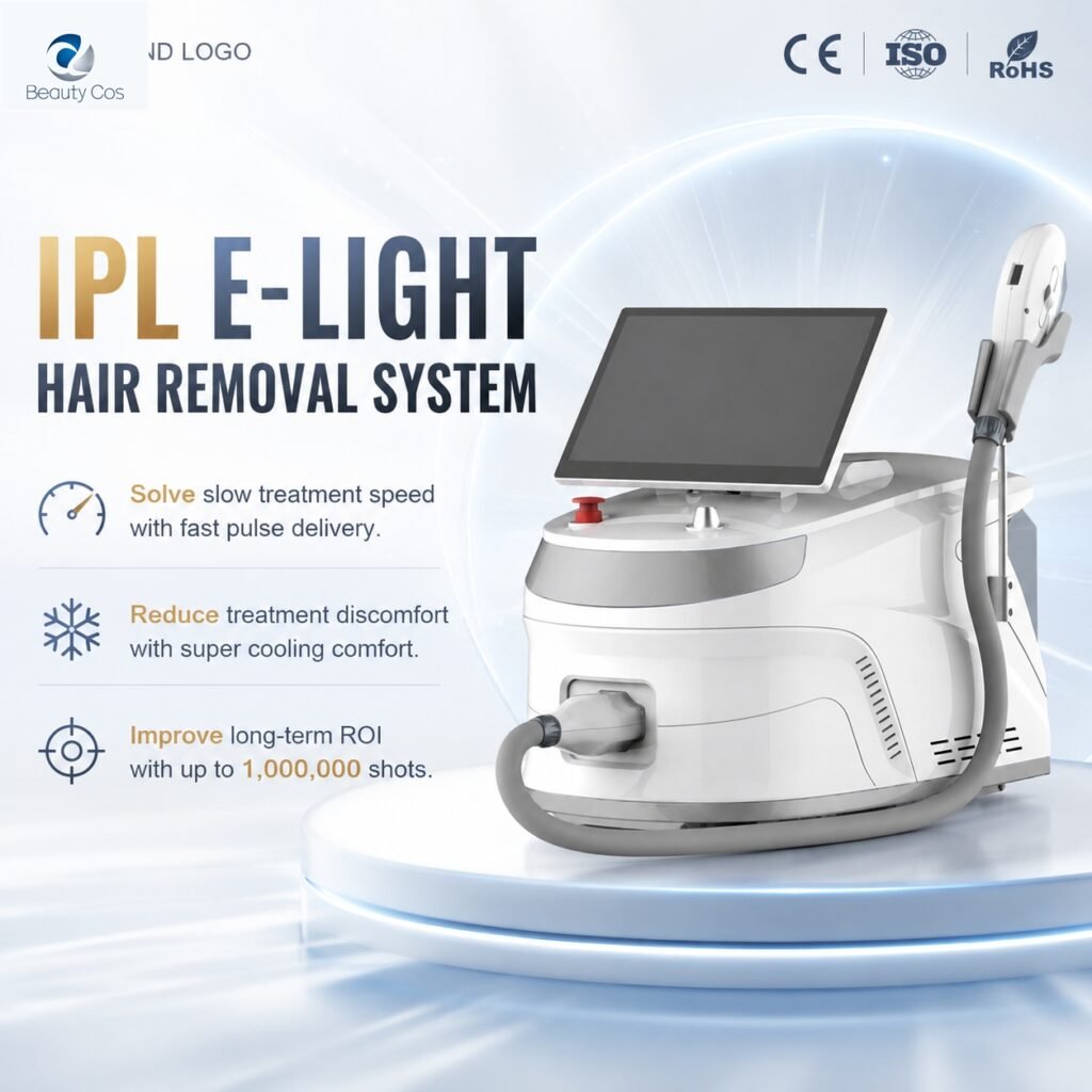 2026 Painless Permanent IPL RF Hair Removal Machine Intense Pulsed 530nm Desktop Quartz Lamp 420-1200nm Professional Beauty