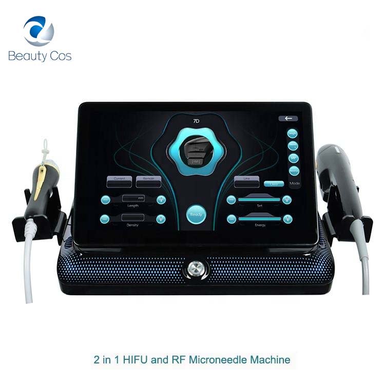 7D HIFU And RF Microneedle 2 In 1 Skin Lifting Device With 13.3 Inch Touch Screen And 5 Interchangeable Tips For Anti Aging