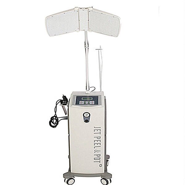 JET PEEL And PDT 5 In 1 Skin Care System With Oxygen Spray Diamond Dermabrasion Ozone And LED Light Therapy For Clinics