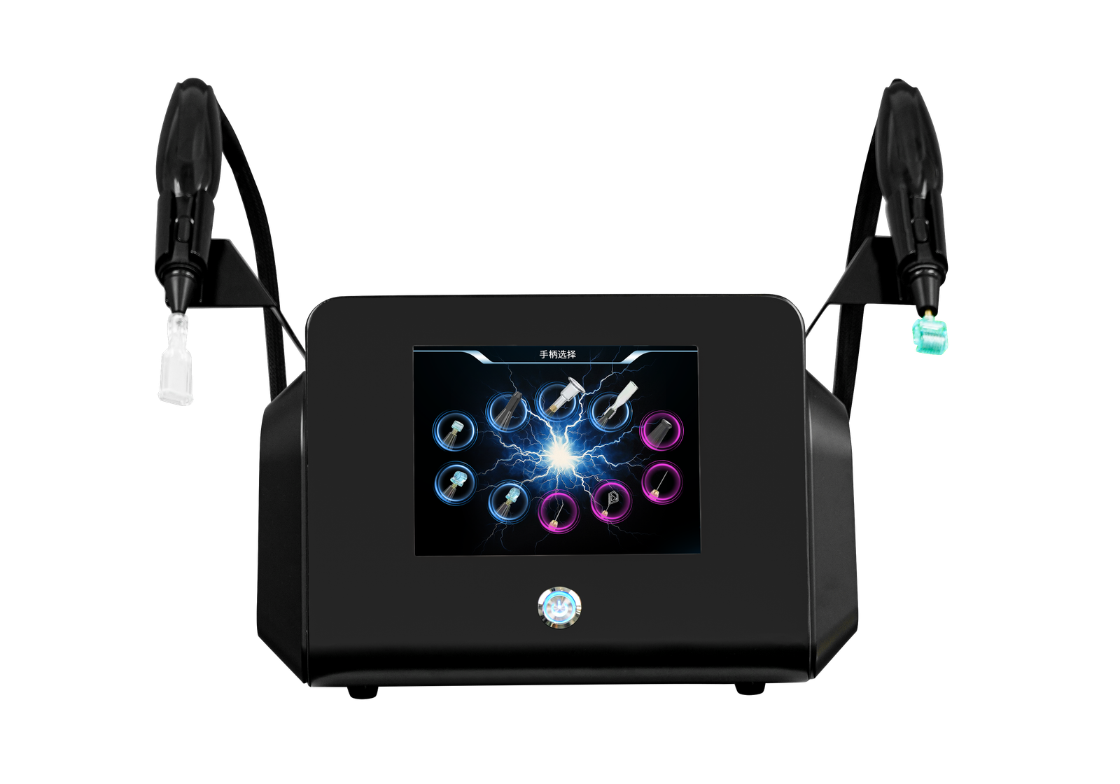 Cold Plasma Skin Rejuvenation Machine Dual Handpieces Scalp Renewal Precision Repair 6 Optional Tips HD Touch Screen