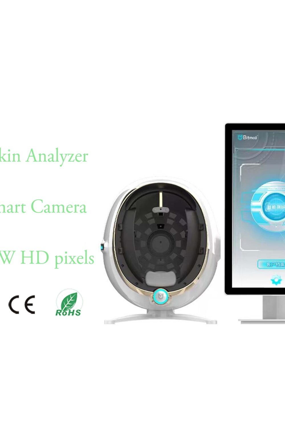 Smart 3D Scanner Camera Device Lamp Skin Analyzer Mirror Skin Analysis Machine