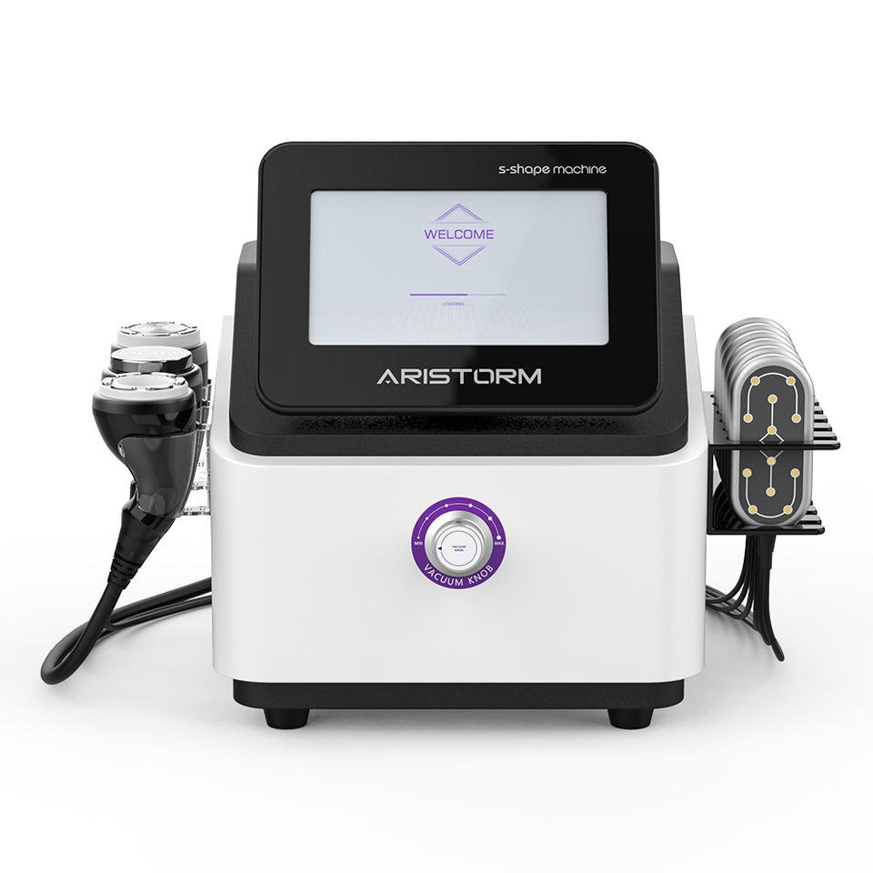 Professional 4 In 1 Body Shaping Machine Cavitation RF Vacuum 650Nm Lipo Laser 6 Pads Touch Screen For Spas And Salons
