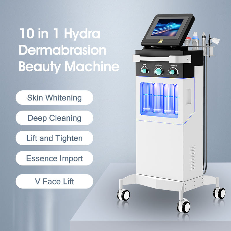 2026 New Arrival V10 Skin Care Machine Hydro Facial Device Touchscreen Display Commercial Use US EU UK Plugs 1 Year Warranty