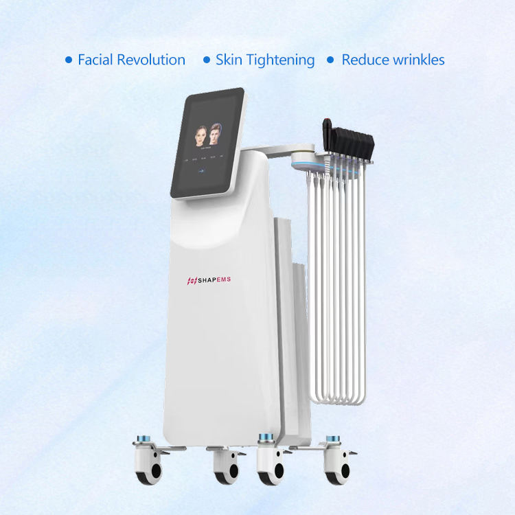Professional Electromagnetic Standing Facial Tightening Device AU SHAPEMS Skin Rejuvenation Tool Reduces Wrinkles Salon