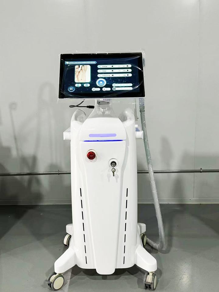 Professional 808Nm Diode Laser Hair Removal Machine 12x28mm Spot Minus 15 Degree Cooling For All Skin Tones Touch Screen